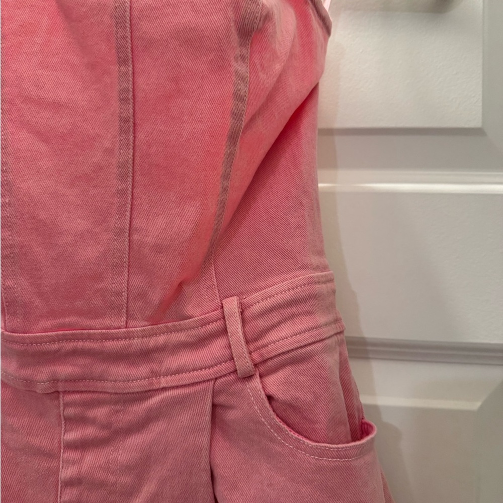 Le Lis Blush Strapless Playsuit - Picture 2 of 6